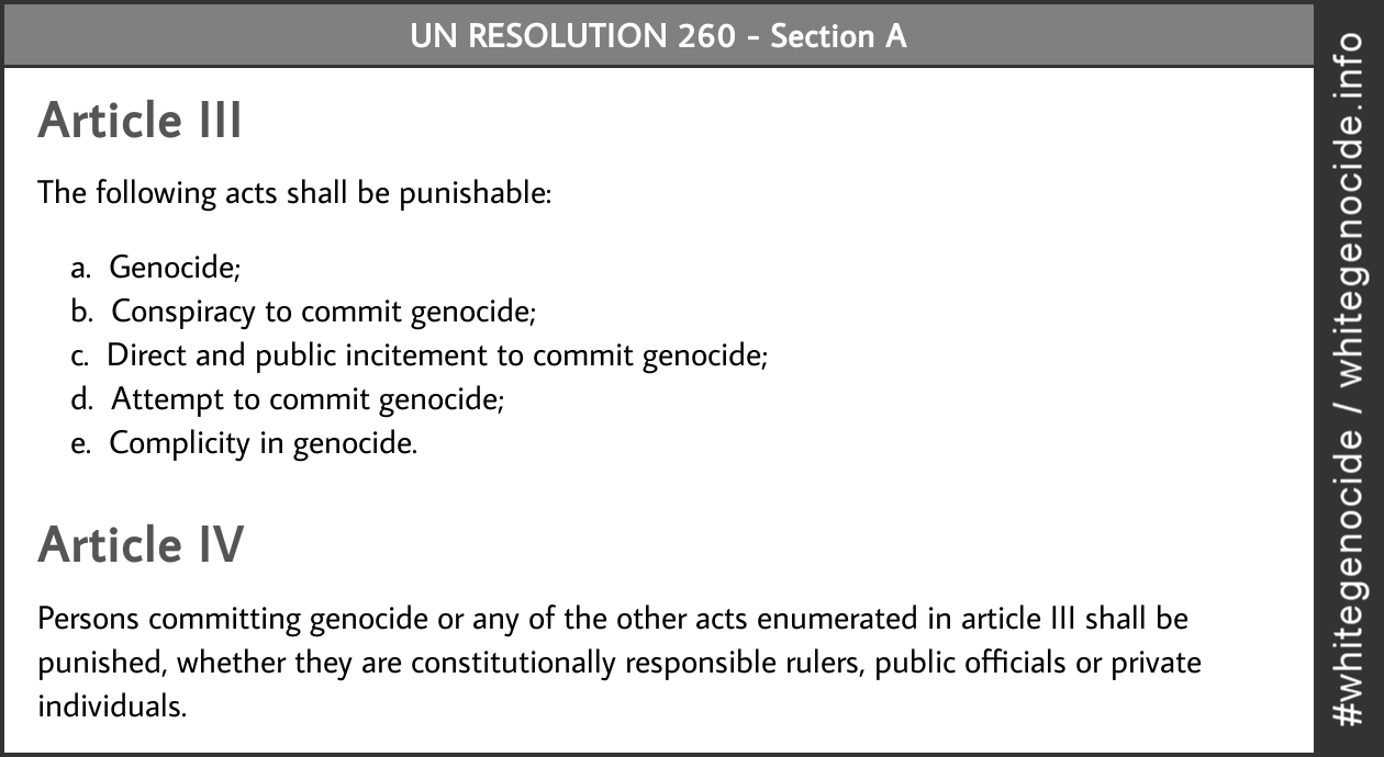 infographic - un resolution 260 article III and IV